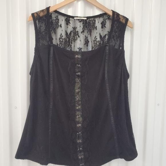 George | Faux Corset Lace Blouse